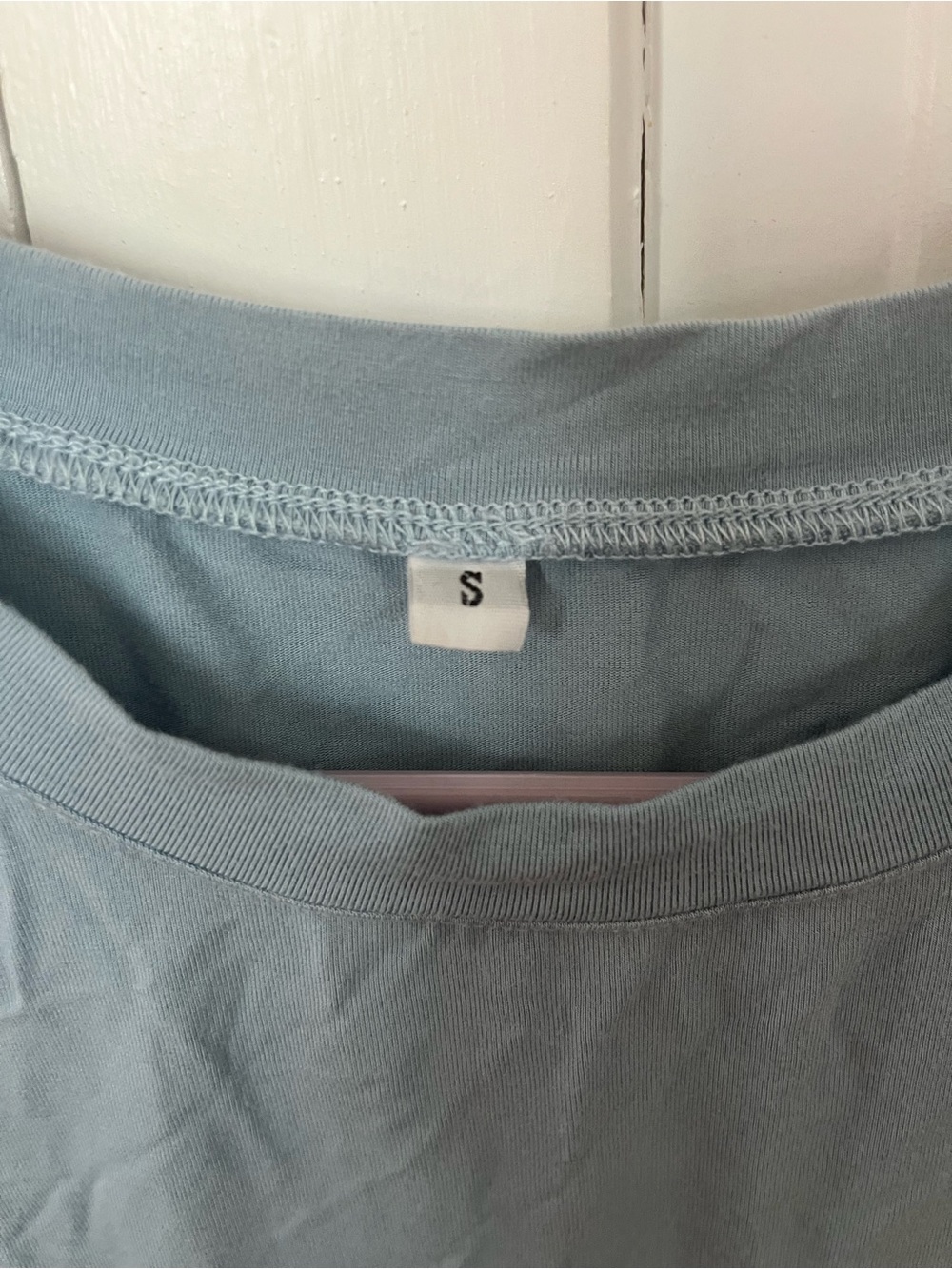 Light Blue Women's Cotton Tee - Small